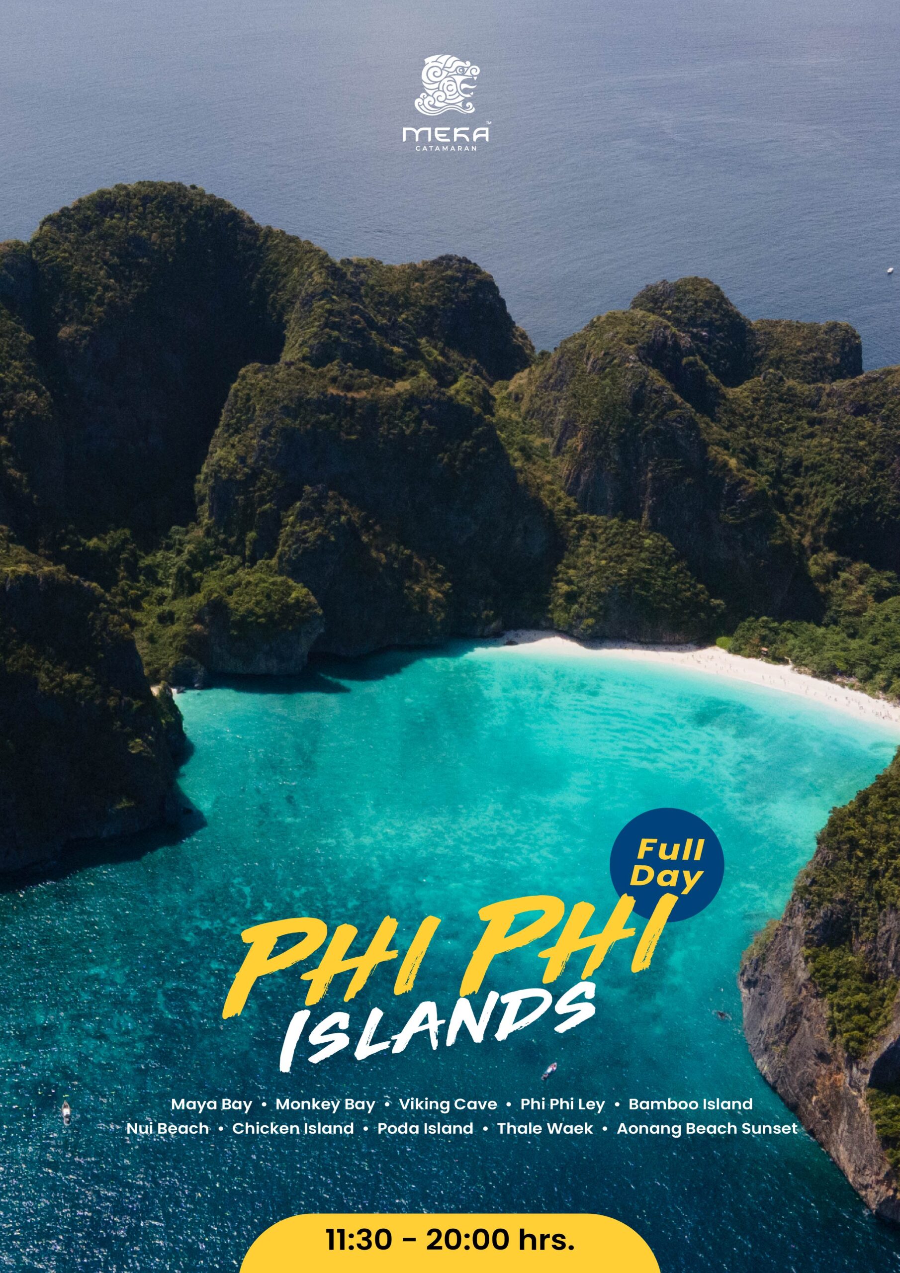 Meka Catamaran Phi Phi Islands full day trip – luxury catamaran tour from Krabi