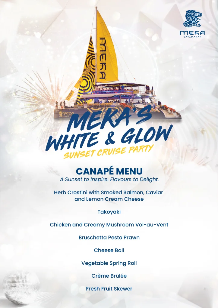 MEKA’S WHITE & GLOW SUNSET CRUISE PARTY